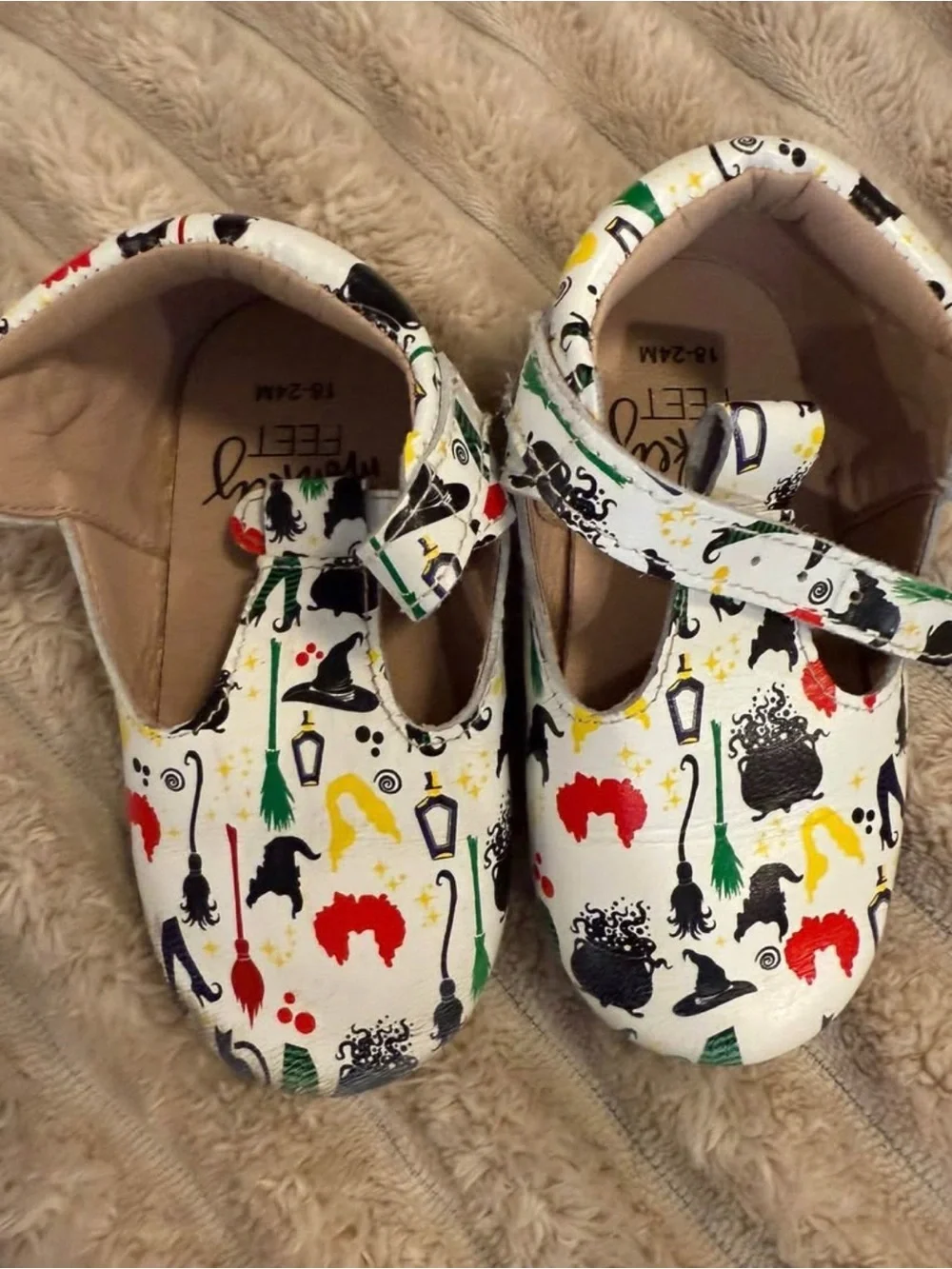 Monkey Feet White Mary Jane Hocus Pocus Prints